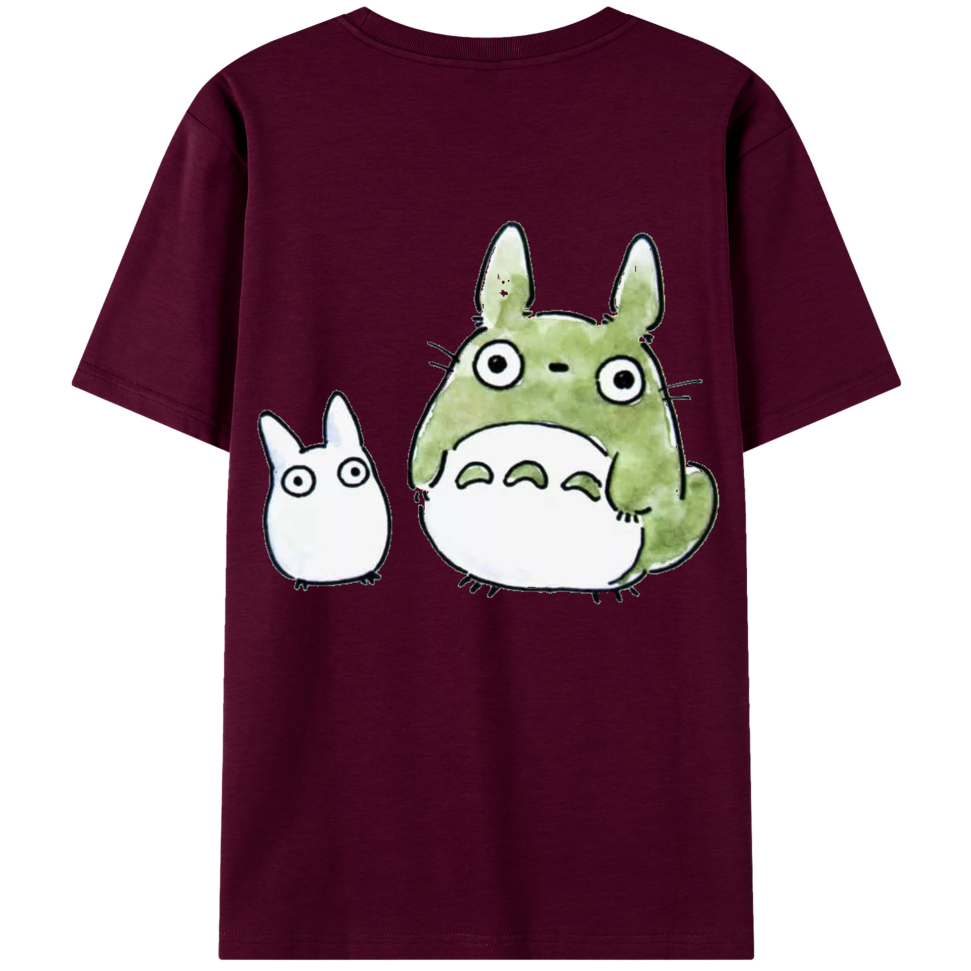 （画像用） となりのトトロ 草壁メイ 草壁サツキ My Neighbor Totoro Satsuki Kusakabe Mei Kusakabe レディース半袖Tシャツ(バックプリント)